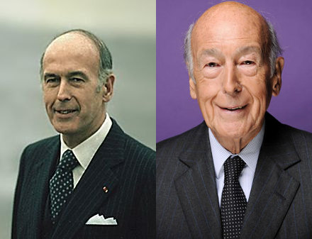 Deux portraits de Valéry Giscard d’Estaing