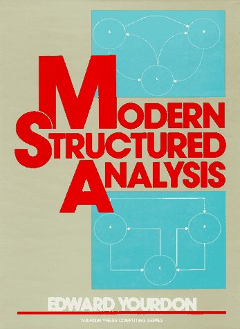 Couverture du livre “Modern Structured Analysis” d’Edward Yourdon, en 1989